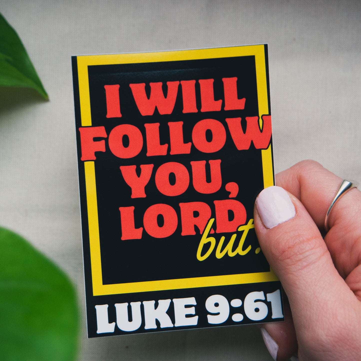 I WILL FOLLOW YOU LORD - Sicker 10 pack