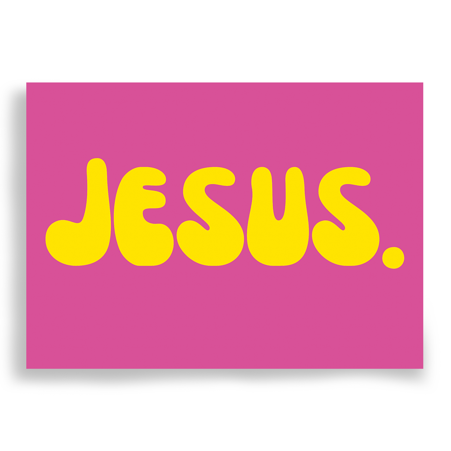 JESUS ​​pink yellow - Sicker 10 pack