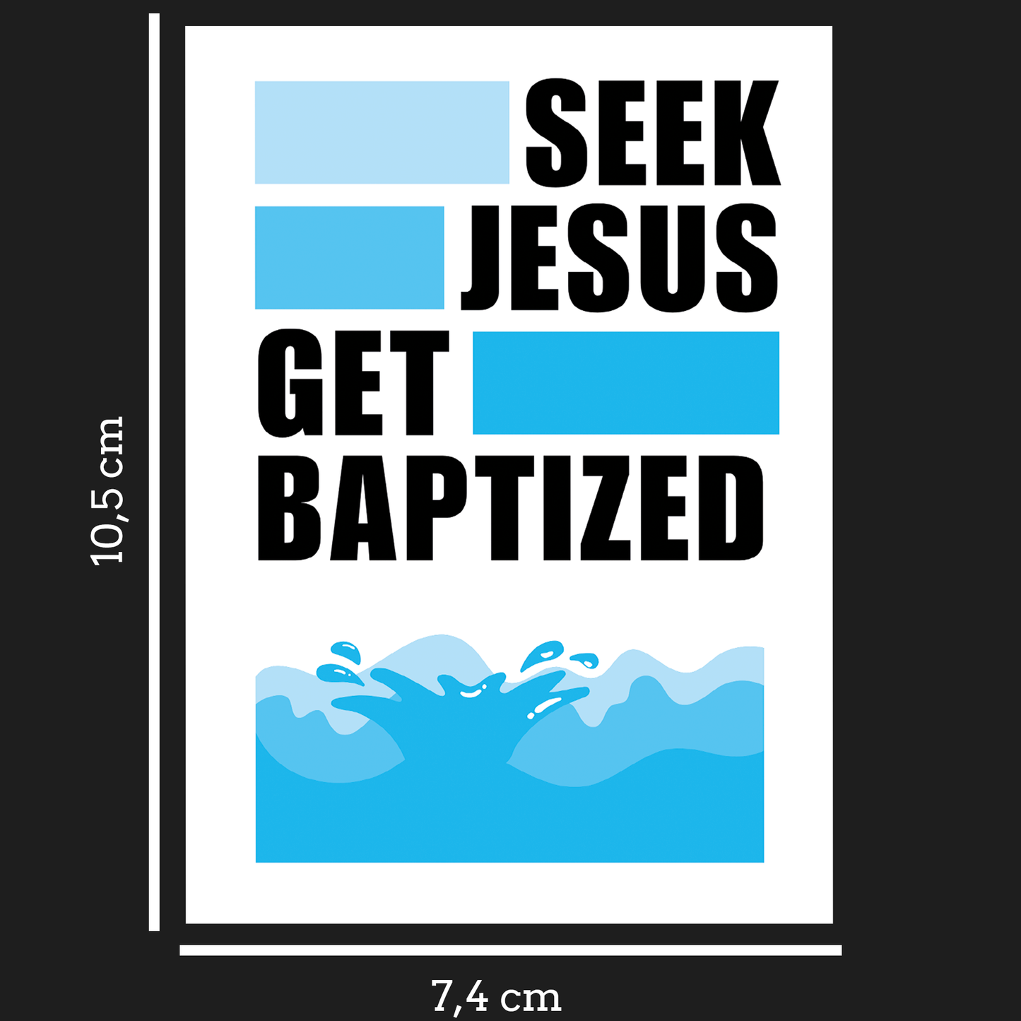 Get Baptized - Sicker 10 pack